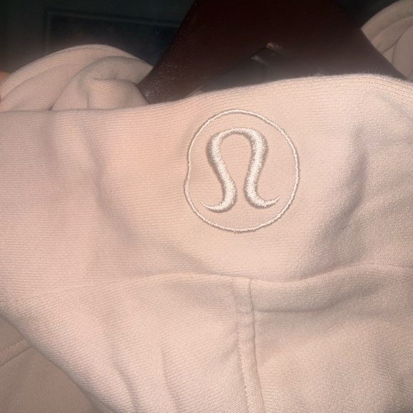 Lululemon Scuba Oversized 1/2 Zip Hoodie - Feather Pink - Size M/L - W3DM4S - Picture 3 of 8